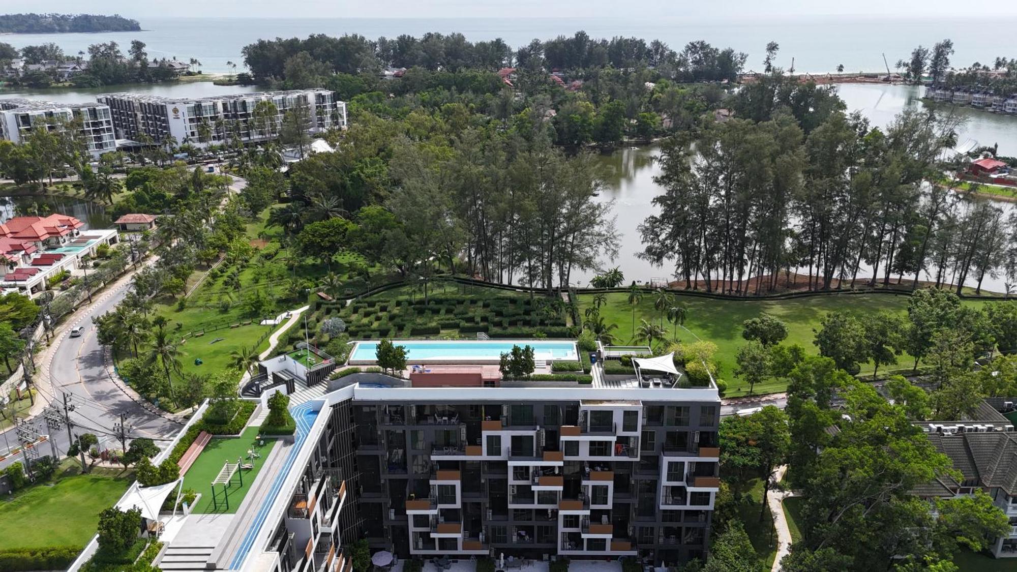 Sky Park Laguna 1Bdr Lake View Таланг Экстерьер фото