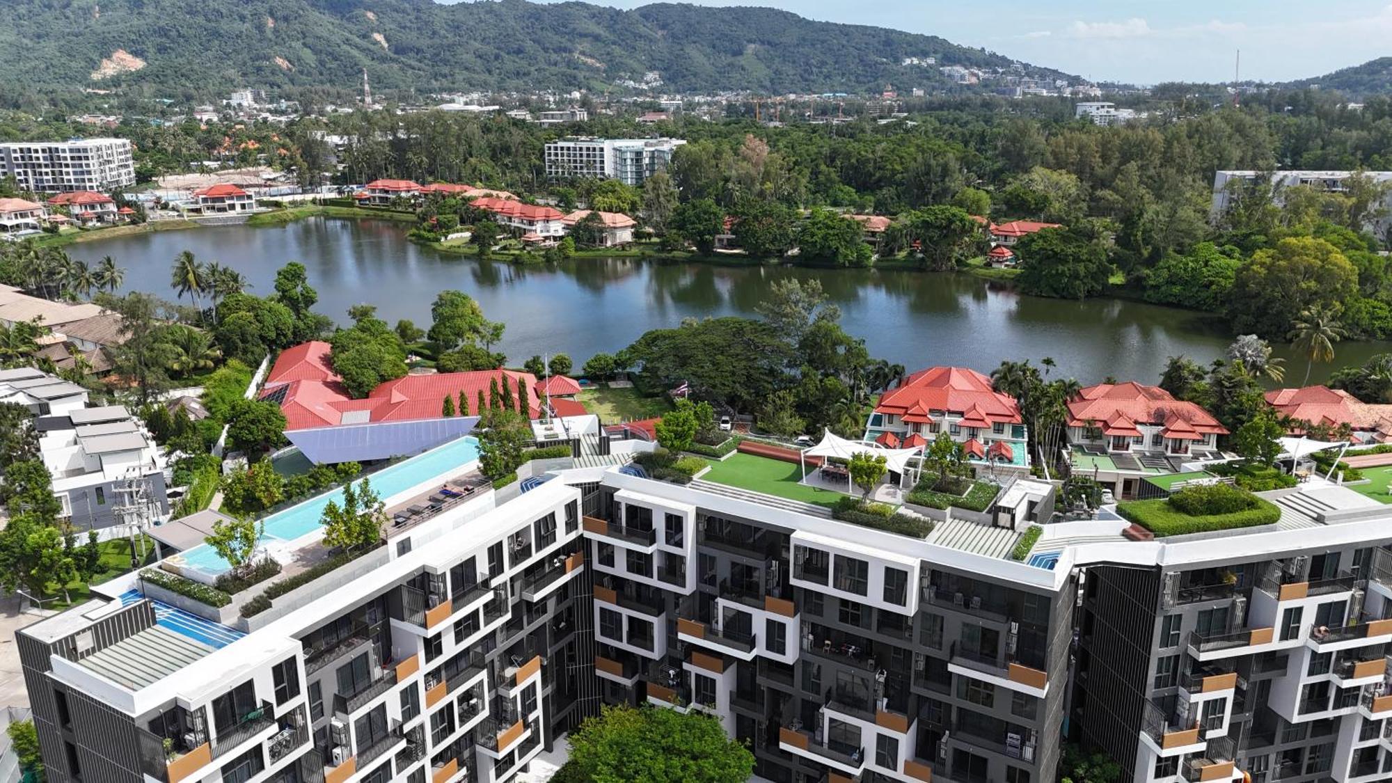 Sky Park Laguna 1Bdr Lake View Таланг Экстерьер фото